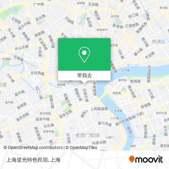 上海逆光特色民宿地图