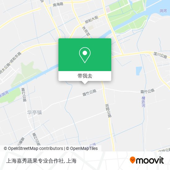上海嘉秀蔬果专业合作社地图