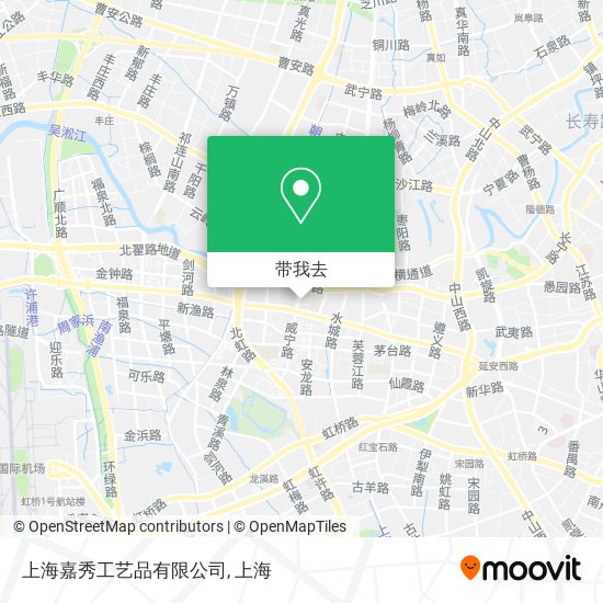 上海嘉秀工艺品有限公司地图