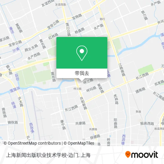上海新闻出版职业技术学校-边门地图