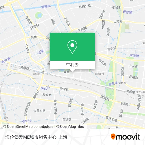 海伦堡爱ME城市销售中心地图