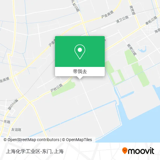 上海化学工业区-东门地图