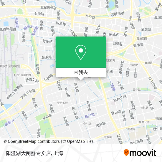 阳澄湖大闸蟹专卖店地图