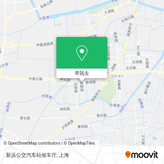新浜公交汽车站候车厅地图