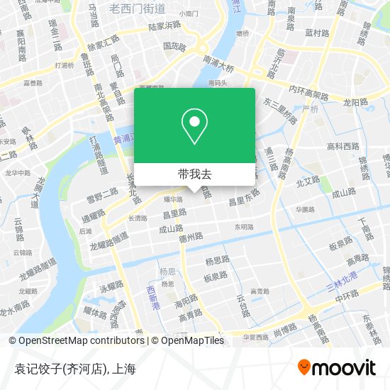 袁记饺子(齐河店)地图