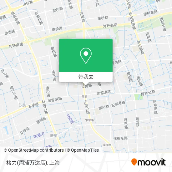格力(周浦万达店)地图
