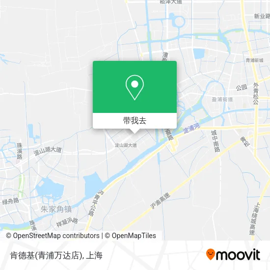肯德基(青浦万达店)地图