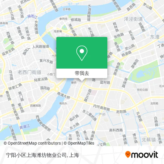 宁阳小区上海潍坊物业公司地图