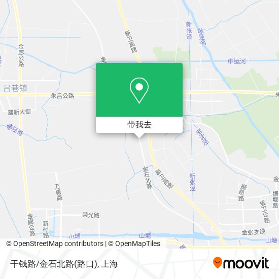 干钱路/金石北路(路口)地图