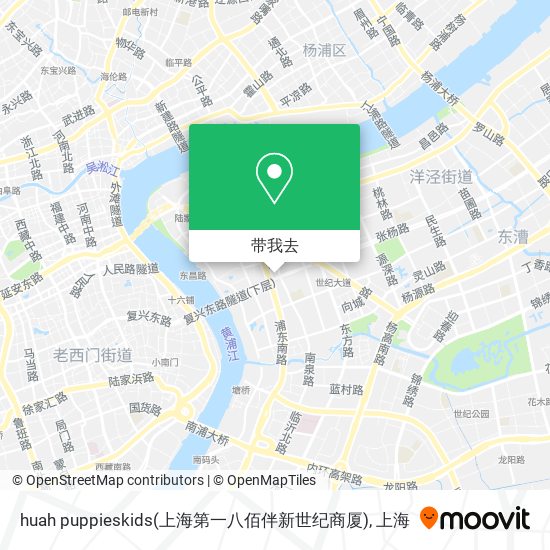 huah puppieskids(上海第一八佰伴新世纪商厦)地图