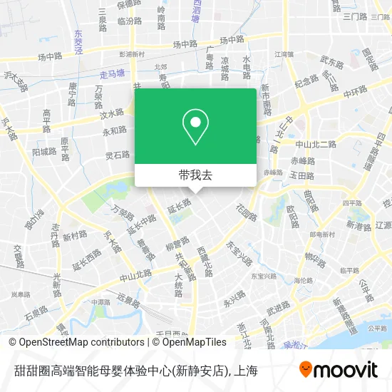甜甜圈高端智能母婴体验中心(新静安店)地图