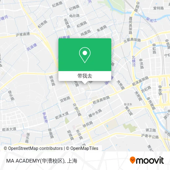MA ACADEMY(华漕校区)地图
