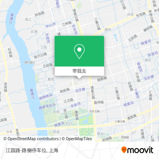 江园路-路侧停车位地图