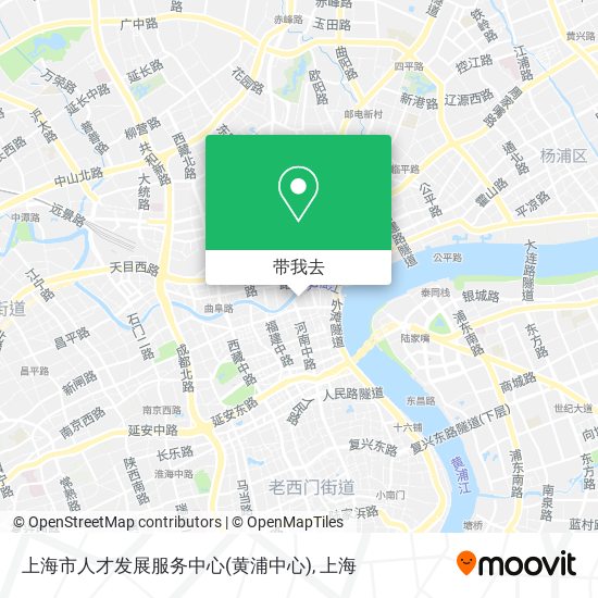 上海市人才发展服务中心(黄浦中心)地图
