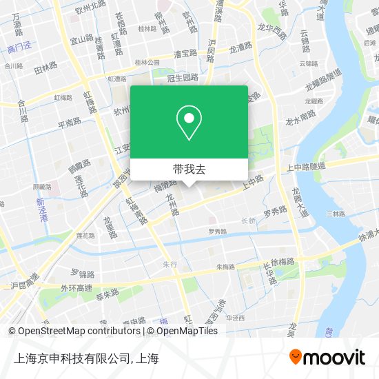 上海京申科技有限公司地图