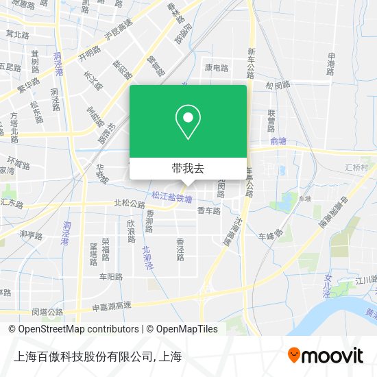 上海百傲科技股份有限公司地图