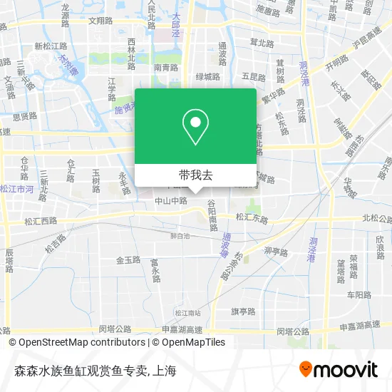 森森水族鱼缸观赏鱼专卖地图