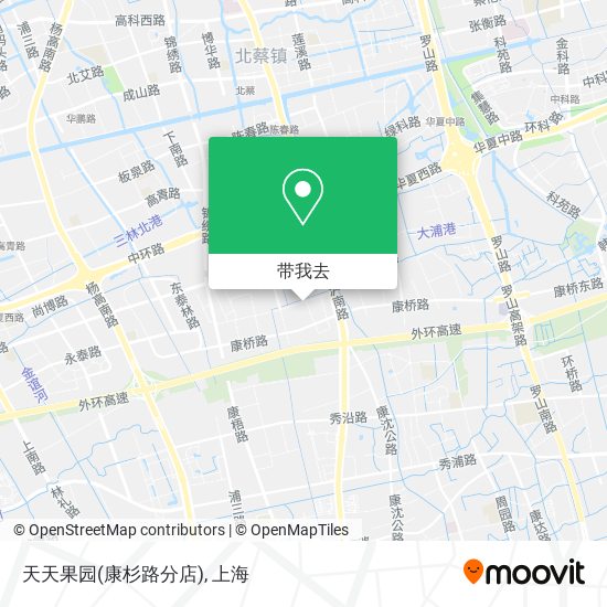 天天果园(康杉路分店)地图
