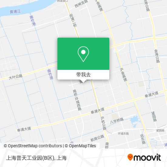 上海普天工业园(B区)地图