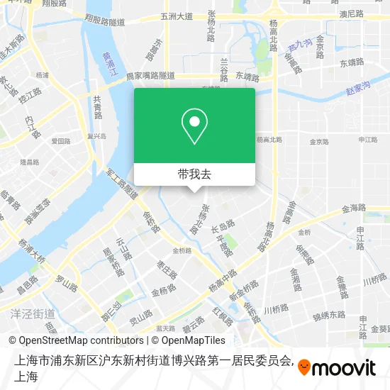 上海市浦东新区沪东新村街道博兴路第一居民委员会地图