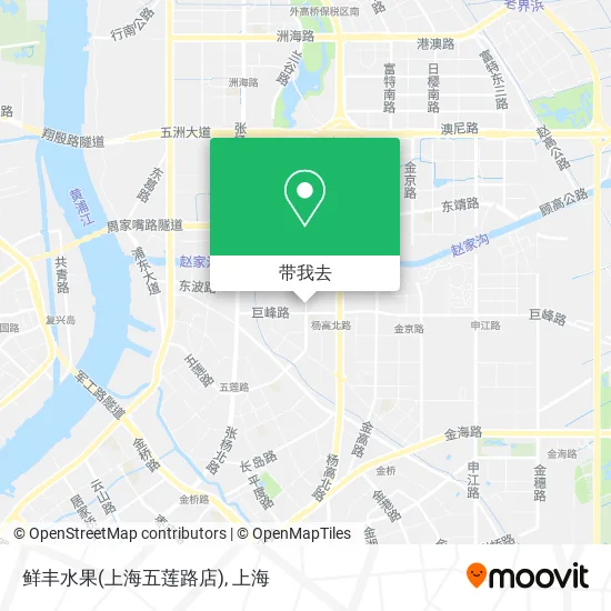 鲜丰水果(上海五莲路店)地图