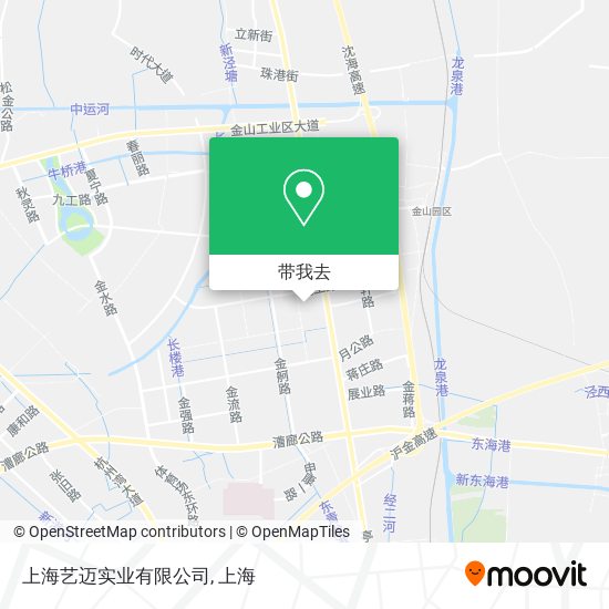 上海艺迈实业有限公司地图