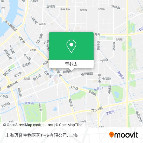 上海迈晋生物医药科技有限公司地图