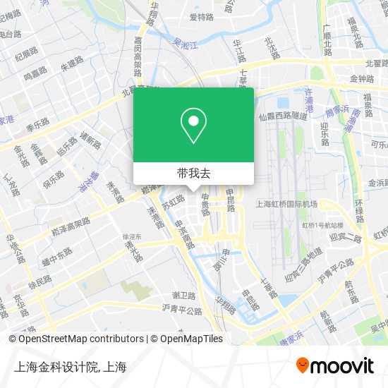 上海金科设计院地图