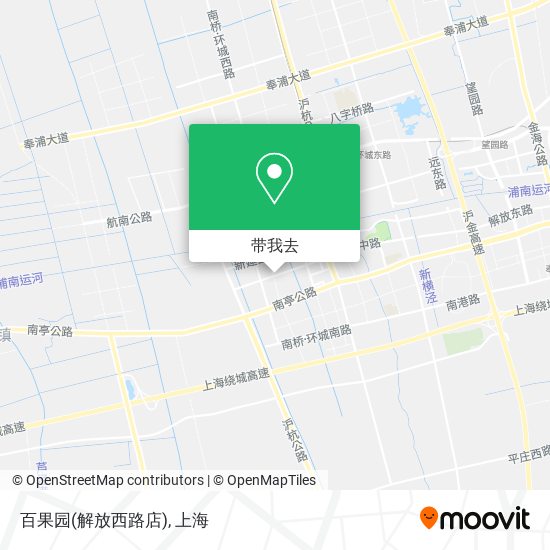 百果园(解放西路店)地图