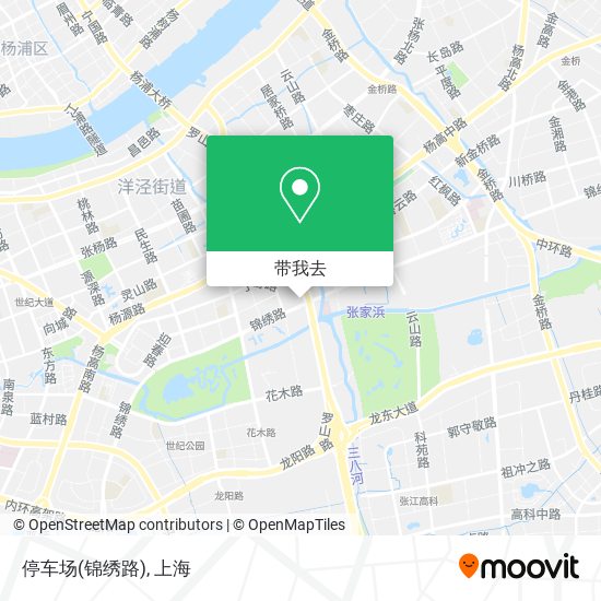 停车场(锦绣路)地图