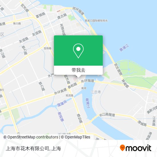 上海市花木有限公司地图