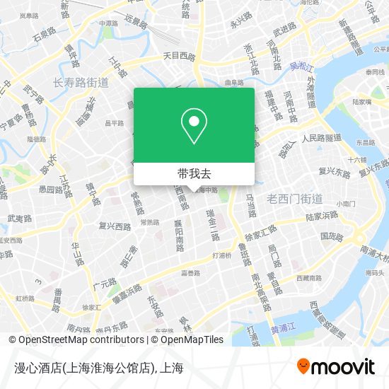 漫心酒店(上海淮海公馆店)地图