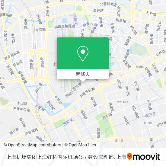 上海机场集团上海虹桥国际机场公司建设管理部地图