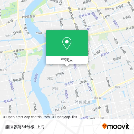 浦恒馨苑34号楼地图