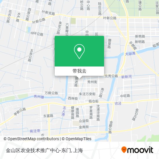 金山区农业技术推广中心-东门地图