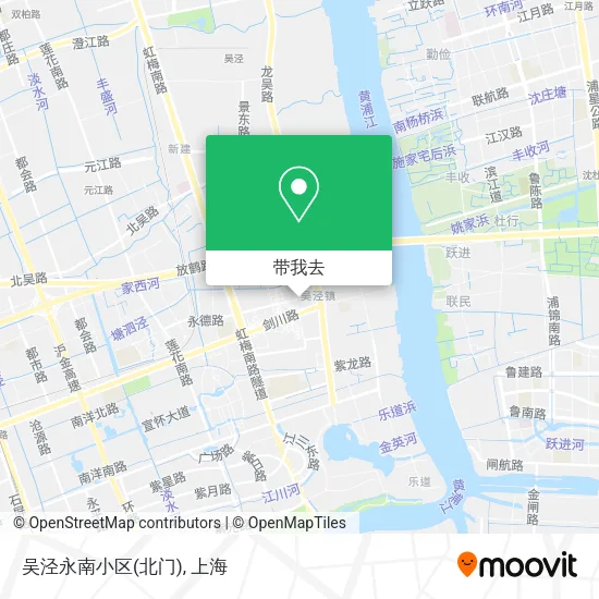 吴泾永南小区(北门)地图