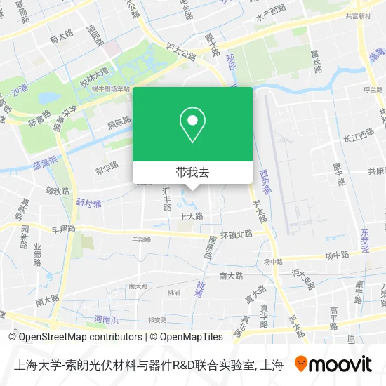 上海大学-索朗光伏材料与器件R&D联合实验室地图