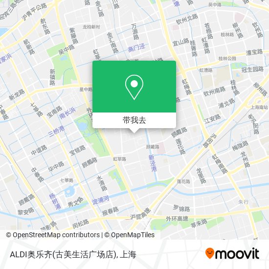 ALDI奥乐齐(古美生活广场店)地图
