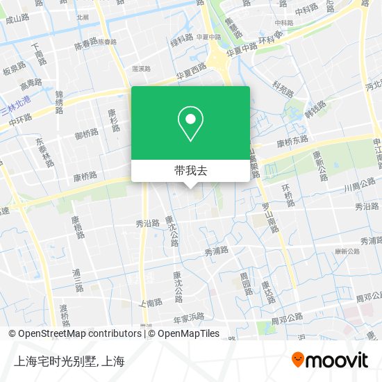 上海宅时光别墅地图