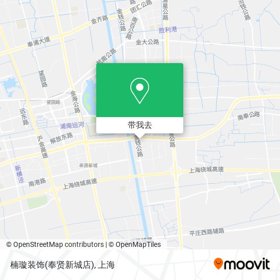 楠璇装饰(奉贤新城店)地图