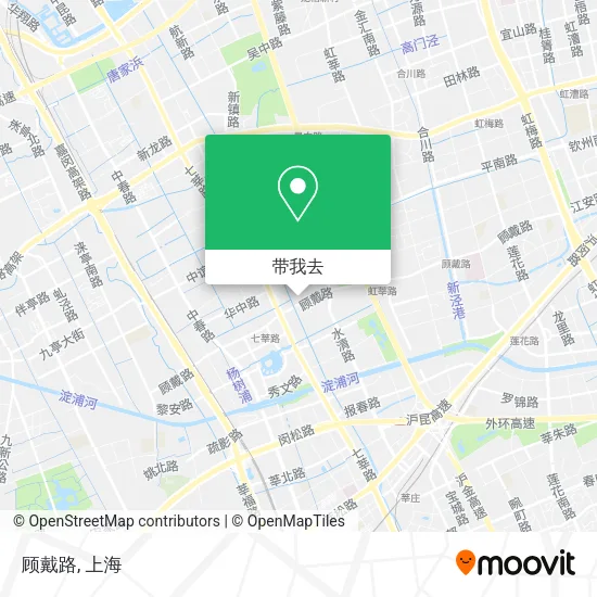 顾戴路地图