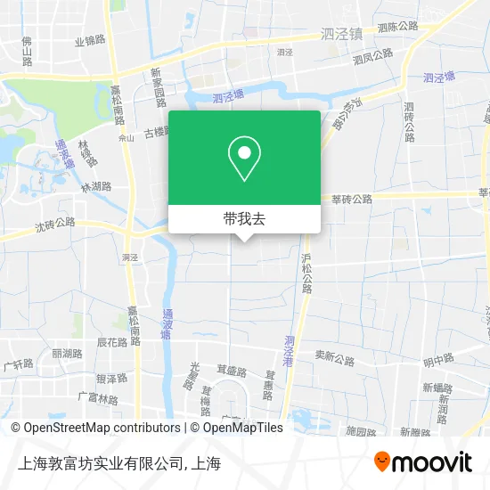 上海敦富坊实业有限公司地图