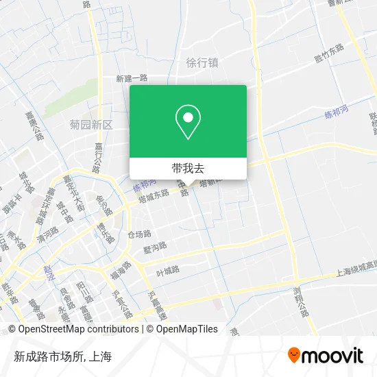 新成路市场所地图
