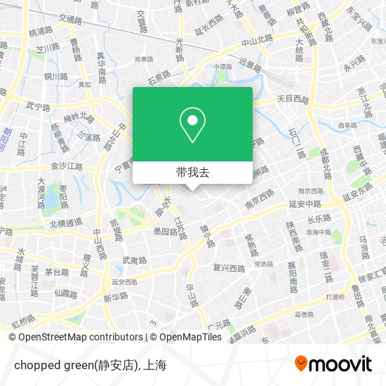 chopped green(静安店)地图