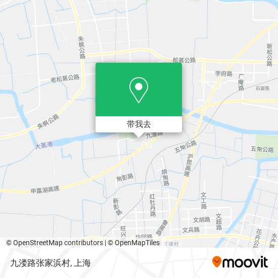 九溇路张家浜村地图