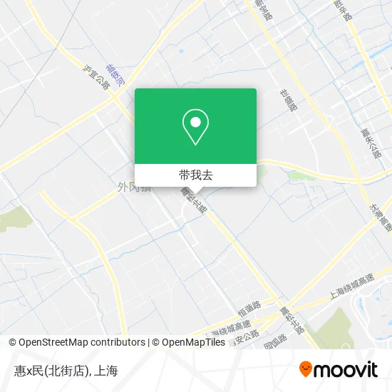 惠x民(北街店)地图