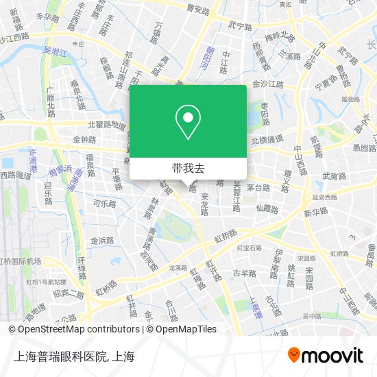 上海普瑞眼科医院地图