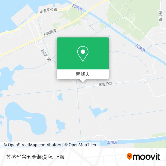 莲盛华兴五金装潢店地图