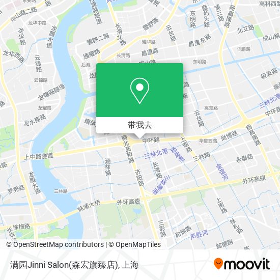 满园Jinni Salon(森宏旗臻店)地图