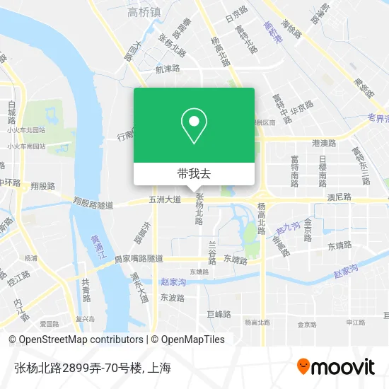 张杨北路2899弄-70号楼地图